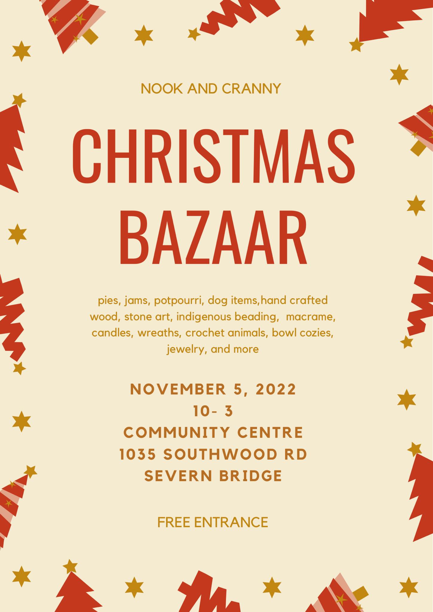 nook and cranny christmas bazaar